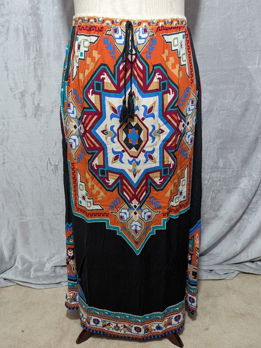 Flying Tomato Printed Maxi Skirt Size 1X